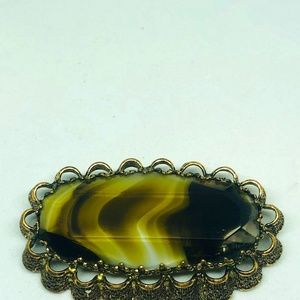 Vintage Made in Germany Glass Brooch